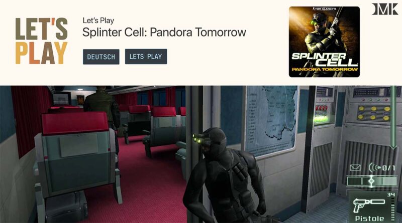 Sam Fisher in Splinter Cell Pandora Tomorrow Stealth-Gameplay Screenshot