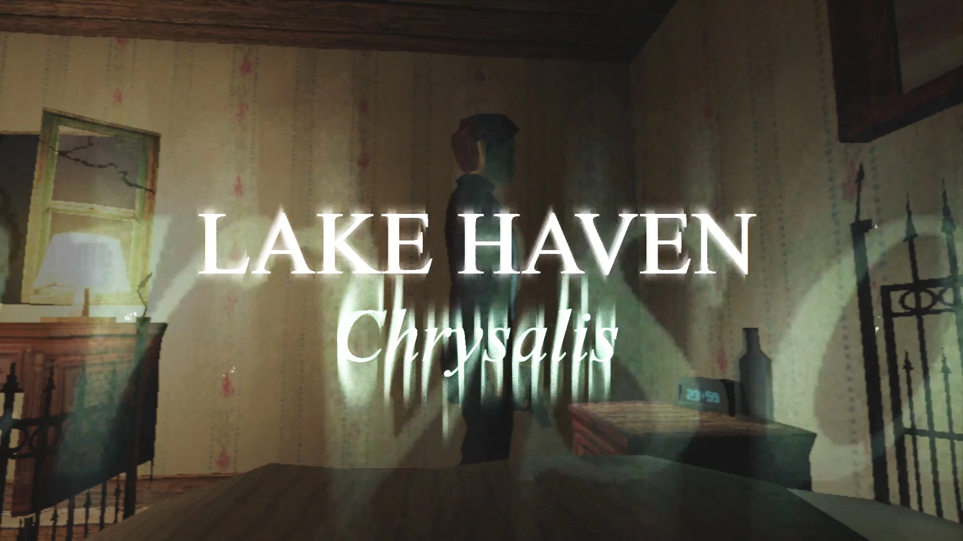 Lake Haven: Chrysalis, Titelbild mit Zeke in einem nächtlichen Schlafzimmer